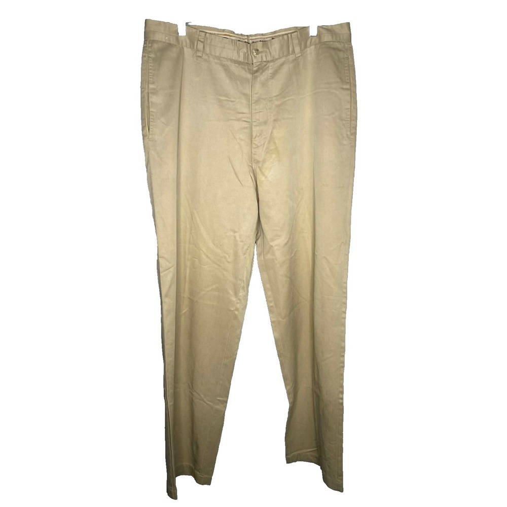 Tommy Bahama Pants Men's 36" W- 34" inseam Tan Khaki Cotton Tencel Stretch Chino